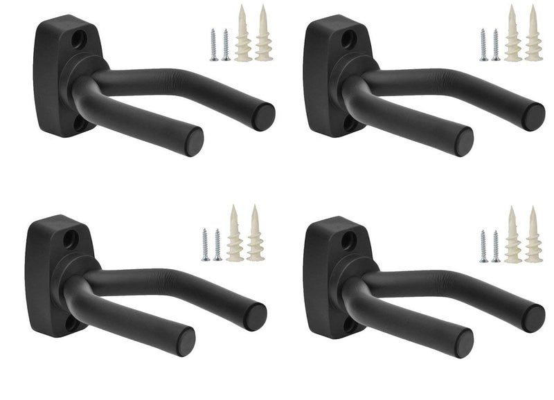 Top Stage 4-PACK Guitar Hangers Stands Hooks Holders Wall Mount - Image 1